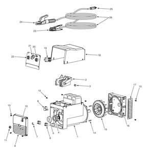 Section 5 Diagram and Parts List for GR3200  Campbell Hausfeld Compressor
